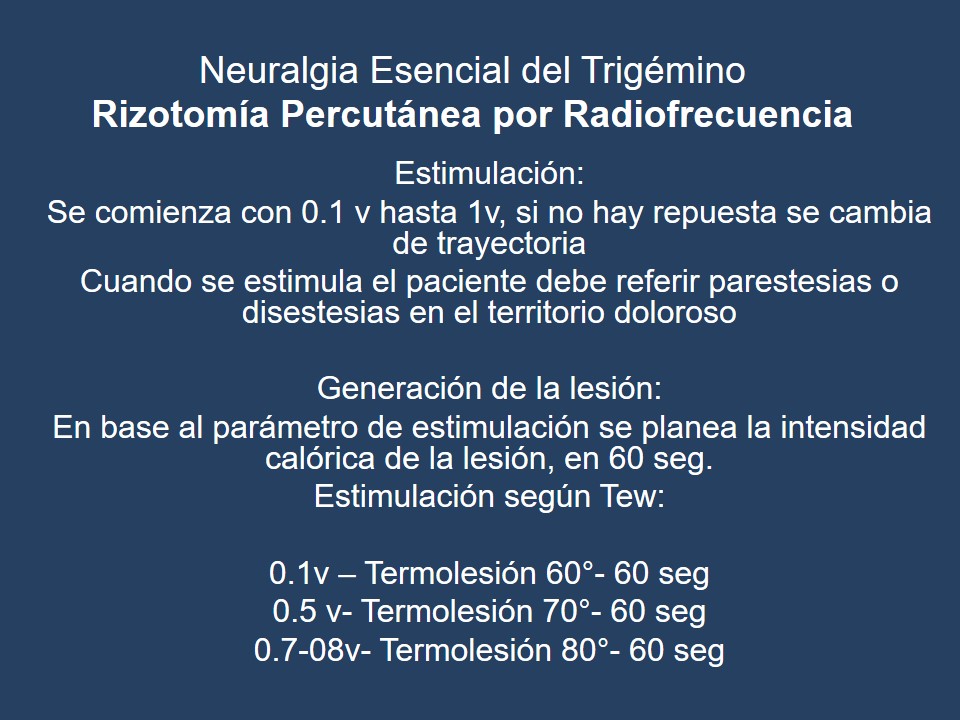 Neuralgia Esencial del Trigémino - Dr Guillermo Larrarte