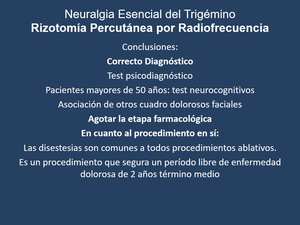 Neuralgia Esencial del Trigémino - Dr Guillermo Larrarte