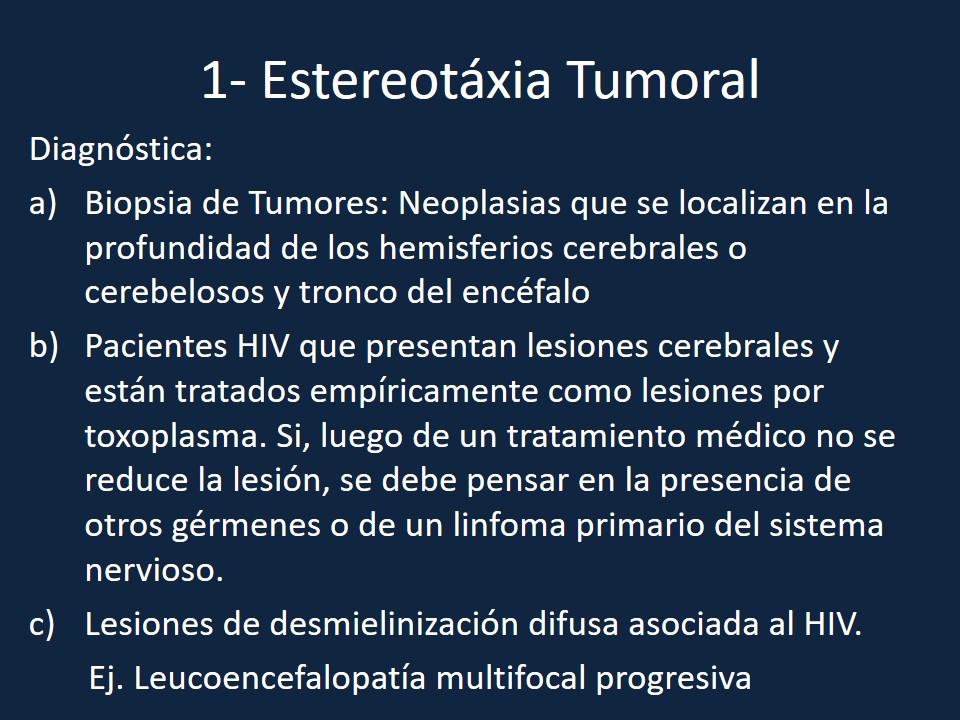 Metodología Estereotáctica o Estereotaxia - Dr Guillermo Larrarte