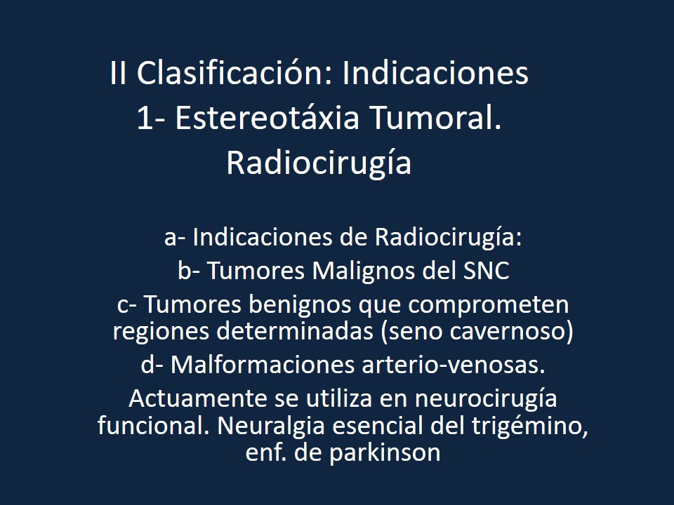 Metodología Estereotáctica o Estereotaxia - Dr Guillermo Larrarte