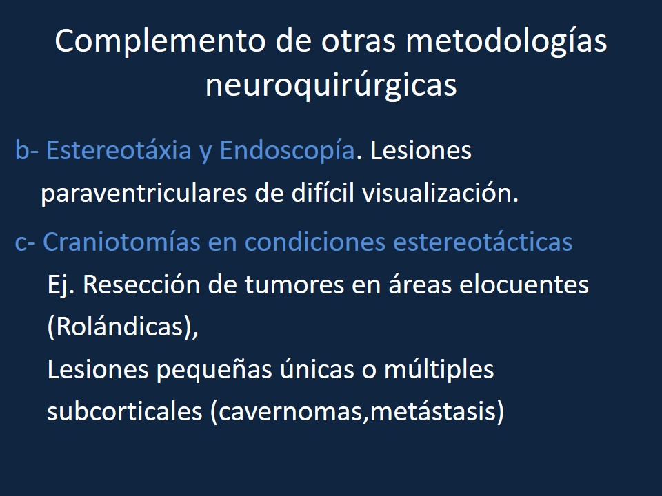 Metodología Estereotáctica o Estereotaxia - Dr Guillermo Larrarte